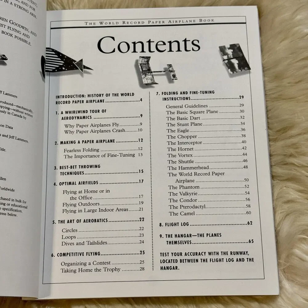 The World Record Paper Airplane Book by Jeff Lammers and Ken Blackburn (1994,...